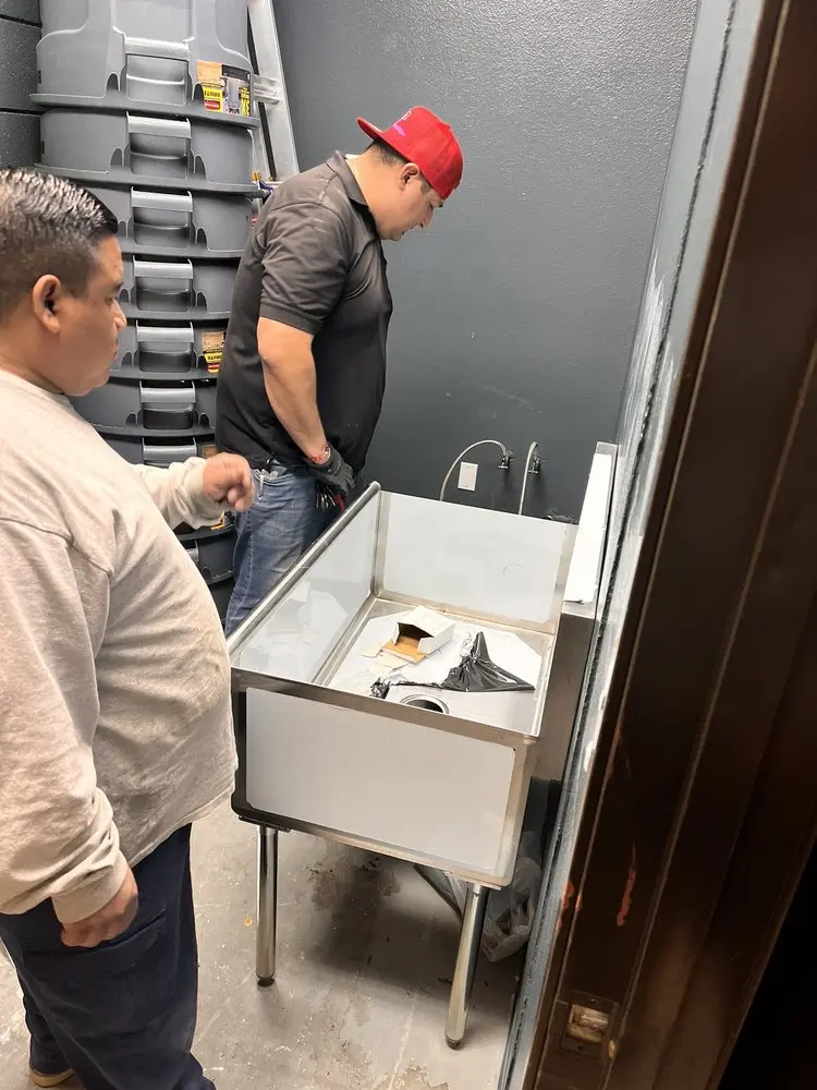 Commercial plumbing and sink installation in Postville